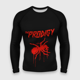 Мужской рашгард 3D с принтом The Prodigy в Новосибирске,  |  | 90 е | the prodigy | кит флинт | музыка | муравей | панк | рок | техно | электро