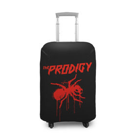 Чехол для чемодана 3D с принтом The Prodigy в Новосибирске, 86% полиэфир, 14% спандекс | двустороннее нанесение принта, прорези для ручек и колес | 90 е | the prodigy | кит флинт | музыка | муравей | панк | рок | техно | электро