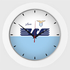 Настенные часы с принтом Лацио в Новосибирске,  |  | aquile | biancocelesti | societa sportiva lazio | ss lazio | бело голубые | италия | лацио | орлы | рим | серия а | форма | футбол | футболист | футбольная | футбольный клуб