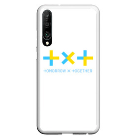 Чехол для Honor P30 с принтом TOMORROW X TOGETHER TXT в Новосибирске, Силикон | Область печати: задняя сторона чехла, без боковых панелей | bighit | blackpink | bts | girls’ generation | got7 | k pop | kpop | super junior | tomorrow x together | txt | к поп | кейпоп | корейская группа | корейская музыка