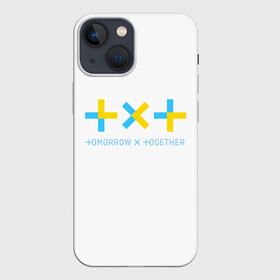 Чехол для iPhone 13 mini с принтом TOMORROW X TOGETHER   TXT в Новосибирске,  |  | Тематика изображения на принте: bighit | blackpink | bts | girls’ generation | got7 | k pop | kpop | super junior | tomorrow x together | txt | к поп | кейпоп | корейская группа | корейская музыка