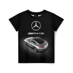Детская футболка 3D с принтом Mercedes V8 Biturbo AMG в Новосибирске, 100% гипоаллергенный полиэфир | прямой крой, круглый вырез горловины, длина до линии бедер, чуть спущенное плечо, ткань немного тянется | Тематика изображения на принте: amg | cool | design | mercedes | mercedes benz | motorsport | power | prestige | race | silver | sport car | status | автоспорт | гонка | дизайн | круто | мерседес | мощь | престиж | серебряный | спорткар | статус