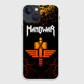 Чехол для iPhone 13 mini с принтом MANOWAR в Новосибирске,  |  | manowar | manowar 2019 | manowar warriors | manowar world | группа manowar | концерт manowar. | мановар