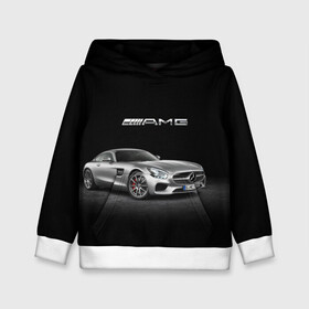 Детская толстовка 3D с принтом Mercedes V8 Biturbo AMG в Новосибирске, 100% полиэстер | двухслойный капюшон со шнурком для регулировки, мягкие манжеты на рукавах и по низу толстовки, спереди карман-кенгуру с мягким внутренним слоем | amg | cool | design | mercedes | mercedes benz | motorsport | power | prestige | race | silver | sport car | status | автоспорт | гонка | дизайн | круто | мерседес | мощь | престиж | серебряный | спорткар | статус
