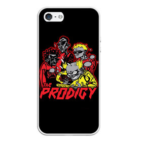 Чехол для iPhone 5/5S матовый с принтом The Prodigy в Новосибирске, Силикон | Область печати: задняя сторона чехла, без боковых панелей | prodigy | the | бигбит | брейкбит | дарование | кит флинт | максим реалити | продиджи | синтипанк | техно | чудо