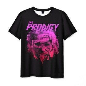 Мужская футболка 3D с принтом The Prodigy в Новосибирске, 100% полиэфир | прямой крой, круглый вырез горловины, длина до линии бедер | 
