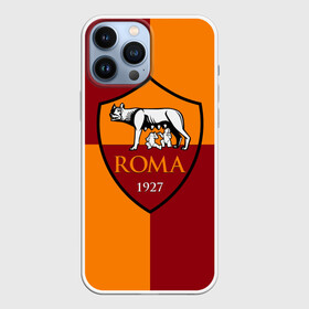 Чехол для iPhone 13 Pro Max с принтом Рома в Новосибирске,  |  | as roma | giallorossi | lupi | roma | romanista | волки | жёлто красные | италия | рома | серия а | форма | футбол | футболист | футбольная | футбольный клуб