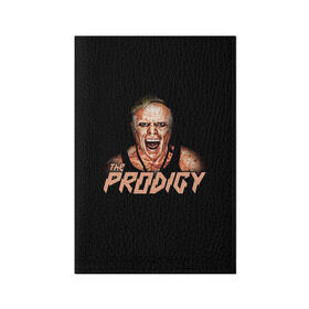 Обложка для паспорта матовая кожа с принтом The Prodigy в Новосибирске, натуральная матовая кожа | размер 19,3 х 13,7 см; прозрачные пластиковые крепления | prodigy | the | бигбит | брейкбит | дарование | кит флинт | максим реалити | продиджи | синтипанк | техно | чудо