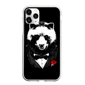Чехол для iPhone 11 Pro матовый с принтом Медведь авторитет в Новосибирске, Силикон |  | Тематика изображения на принте: authority | bear | go | авторитет | аль капоне | бабочка | в носу | взгляд | галстук | графика | дикий | животное | иллюстрация | картинка | кольцо | костюм | красная | крестный | мафия | медведь | мода | отец