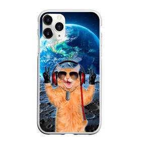 Чехол для iPhone 11 Pro матовый с принтом Кот на луне в Новосибирске, Силикон |  | cat | астрономия | в космосе | в наушниках | в очках | грозовой кошак | животные | звезды | земля | илон маск | космическая | космонавт | космос | кот | котейка | котики | луна | луноход | на фоне земли