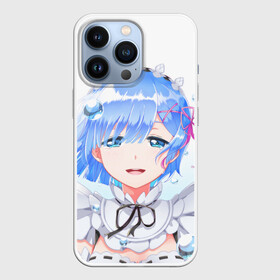 Чехол для iPhone 13 Pro с принтом Re:Zero. Рем в Новосибирске,  |  | re zero | re:zero. жизнь с нуля в альтернативном мире | re:zero. жизнь с нуля в другом мире | rezero | аниме | манга | рем | рем и рам | эмилия