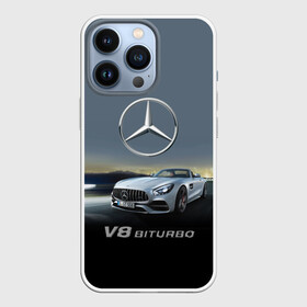 Чехол для iPhone 13 Pro с принтом V8 Biturbo в Новосибирске,  |  | amg | cool | design | mercedes | mercedes benz | motorsport | power | prestige | race | sport car | status | автоспорт | гонка | дизайн | круто | мерседес | мощь | престиж | спорткар | статус