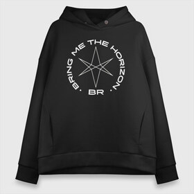 Женское худи Oversize хлопок с принтом Bring Me The Horizon в Новосибирске, френч-терри — 70% хлопок, 30% полиэстер. Мягкий теплый начес внутри —100% хлопок | боковые карманы, эластичные манжеты и нижняя кромка, капюшон на магнитной кнопке | Тематика изображения на принте: antivist | bmth | bring me the horizon | oliver sykes | sempiternal | thats the spirit