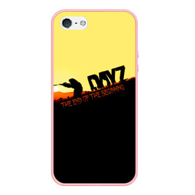 Чехол для iPhone 5/5S матовый с принтом DAYZ в Новосибирске, Силикон | Область печати: задняя сторона чехла, без боковых панелей | Тематика изображения на принте: arma 2. | dayz | dayz 2 | dayz standalone | игра dayz