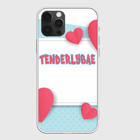Чехол для iPhone 12 Pro с принтом Tenderlybae в Новосибирске, силикон | область печати: задняя сторона чехла, без боковых панелей | tenderlybae | twitch | амина | бэйби | в маске | малышка | мирзоева | мэйби | нежная | стримерша | тендерлибае | тендерлибэй