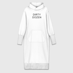 Платье удлиненное хлопок с принтом DIRTY DOZEN (The Prodigy) в Новосибирске,  |  | dirty dozen | keith flint | the prodigy | кинт флинт | клубная музыка | продиджи