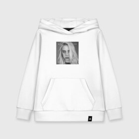 Детская толстовка хлопок с принтом Billie Eilish в Новосибирске, 100% хлопок | Круглый горловой вырез, эластичные манжеты, пояс, капюшен | bilie | billi | billie | eilish | eillish | elish | ellish | eyes | ocean | pop music | айлиш | алиш | били | билли | музыка | певица | поп | эйлиш | элиш