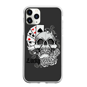 Чехол для iPhone 11 Pro матовый с принтом Lucky в Новосибирске, Силикон |  | Тематика изображения на принте: lucky | буны | веер | винтаж | графика | дизайн | игра | игральные | иллюстрация | казино | картинка | карты | крести | масть | мода | надпись | орнамент | пики | покер | рисунок | сердце | символ | стиль