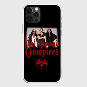 Чехол для iPhone 12 Pro с принтом Hollywood Vampires в Новосибирске, силикон | область печати: задняя сторона чехла, без боковых панелей | 2019 | 2020 | aerosmith | альтернатива | голливудские вампиры | группа | дафф маккаган | джо перри | джонни депп | кантри | лого | металл | музыка | панк | поклонники | рок | тур в россии | фото | хард рок