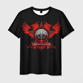 Мужская футболка 3D с принтом Dream Theater в Новосибирске, 100% полиэфир | прямой крой, круглый вырез горловины, длина до линии бедер | dream theater | metal | группы | метал | музыка | прогрессив метал | рок | хеви метал