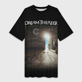 Платье-футболка 3D с принтом Dream Theater в Новосибирске,  |  | Тематика изображения на принте: dream theater | metal | группы | метал | музыка | прогрессив метал | рок | хеви метал