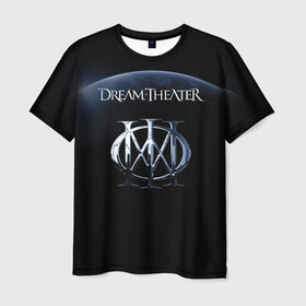 Мужская футболка 3D с принтом Dream Theater в Новосибирске, 100% полиэфир | прямой крой, круглый вырез горловины, длина до линии бедер | Тематика изображения на принте: dream theater | metal | группы | метал | музыка | прогрессив метал | рок | хеви метал