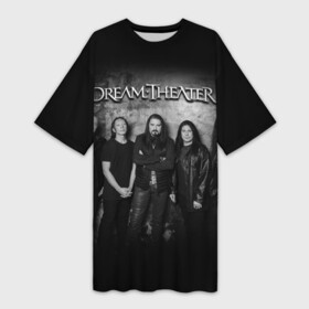 Платье-футболка 3D с принтом Dream Theater в Новосибирске,  |  | Тематика изображения на принте: dream theater | metal | группы | метал | музыка | прогрессив метал | рок | хеви метал