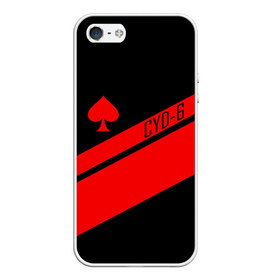 Чехол для iPhone 5/5S матовый с принтом CAYDE-6 ACE OF SPADES в Новосибирске, Силикон | Область печати: задняя сторона чехла, без боковых панелей | bungie | cayde 6 | cyd6 | destiny | destiny 2 | forsaken | gambit | hunter | titan | warlock | банги | варлок | габмит | дестини | дестини 2 | зур | кейд | кейд 6 | отвергнутые | охотник | титан | туз