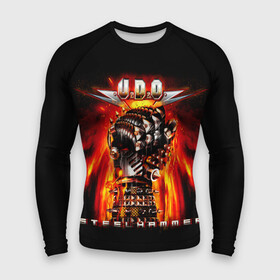 Мужской рашгард 3D с принтом U.D.O. в Новосибирске,  |  | heavy metal | metal | u.d.o. | udo | группы | метал | музыка | пауэр метал | рок | удо диркшнайдер | хэви метал