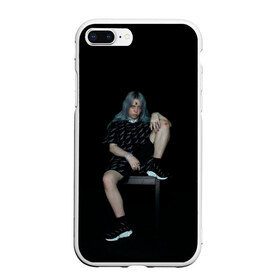 Чехол для iPhone 7Plus/8 Plus матовый с принтом Billie Eilish в Новосибирске, Силикон | Область печати: задняя сторона чехла, без боковых панелей | ailish | billi | billie eilish | bury a friend | copycat | crown | dont smile at me | lovely | music | my boy | party favor | pop | били | билли айлиш | музыка | певица | поп | эйлиш