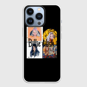 Чехол для iPhone 13 Pro с принтом Billie Eilish в Новосибирске,  |  | ailish | billi | billie eilish | bury a friend | copycat | crown | dont smile at me | lovely | music | my boy | party favor | pop | били | билли айлиш | музыка | певица | поп | эйлиш