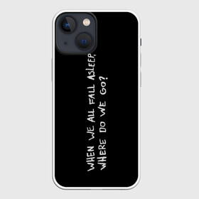 Чехол для iPhone 13 mini с принтом Billie Eilish в Новосибирске,  |  | ailish | billi | billie eilish | bury a friend | copycat | crown | dont smile at me | lovely | music | my boy | party favor | pop | били | билли айлиш | музыка | певица | поп | эйлиш