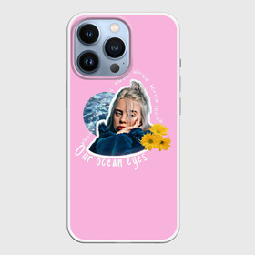 Чехол для iPhone 13 Pro с принтом Our ocean eyes в Новосибирске,  |  | billie eilish | billie eilish ocean | lovely billie eilish | no fair | those ocean eyes | били алиш | били элиш | билли айлиш | билли эйлиш | глаза | как океан | океан твоих глаз