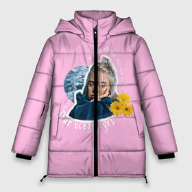 Женская зимняя куртка 3D с принтом Our ocean eyes в Новосибирске, верх — 100% полиэстер; подкладка — 100% полиэстер; утеплитель — 100% полиэстер | длина ниже бедра, силуэт Оверсайз. Есть воротник-стойка, отстегивающийся капюшон и ветрозащитная планка. 

Боковые карманы с листочкой на кнопках и внутренний карман на молнии | Тематика изображения на принте: billie eilish | billie eilish ocean | lovely billie eilish | no fair | those ocean eyes | били алиш | били элиш | билли айлиш | билли эйлиш | глаза | как океан | океан твоих глаз