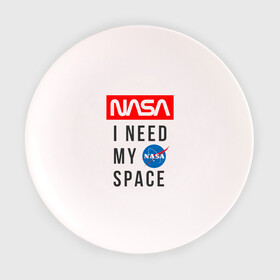 Тарелка с принтом Nasa i need my space в Новосибирске, фарфор | диаметр - 210 мм
диаметр для нанесения принта - 120 мм | i need my space | nasa