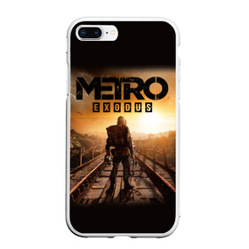 Чехол для iPhone 7Plus/8 Plus матовый с принтом Metro Exodus в Новосибирске, Силикон | Область печати: задняя сторона чехла, без боковых панелей | 2019 | 2020 | 2033 | exodus | game | horror | last | light | metro | redux | survival | yelow | боке | градиент | детская | желтый | зомби | игра | игры | метро | монстр | надпись | неон | новинка | постапокалипсис | постапокалиптика | темная