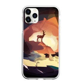 Чехол для iPhone 11 Pro Max матовый с принтом Абстрактный олень в Новосибирске, Силикон |  | Тематика изображения на принте: арт | дикая | олень | пещера | поп | природа | рога | стая | шерсть