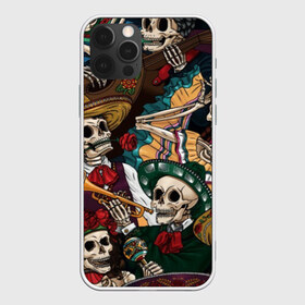 Чехол для iPhone 12 Pro Max с принтом Мексиканская Вечеринка в Новосибирске, Силикон |  | Тематика изображения на принте: party | амиго | маракасы | мексика | мехико | скелет | сомбреро | текила | черепа