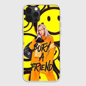 Чехол для iPhone 12 Pro Max с принтом Billie Eilish Выкинь Друга в Новосибирске, Силикон |  | billie eilish | bury a friend | билли айлиш | надпись | певица | с надписью | цитата | цитаты