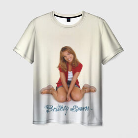 Мужская футболка 3D с принтом Oldschool Britney в Новосибирске, 100% полиэфир | прямой крой, круглый вырез горловины, длина до линии бедер | britney | britneyspears | glitch | icon | jean | pop | princess | spears | usa | бритни | бритниспирс | глич | джин | поп | работа | спирс | сша
