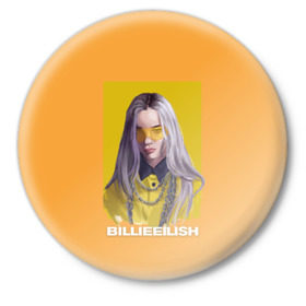 Значок с принтом Billie Eilish в Новосибирске,  металл | круглая форма, металлическая застежка в виде булавки | at | billie | don’t | eilish | electronic | eyes | me | music | ocean | pirate | smile | synthpop | usa | айлиш | билли | музыка | пайрэт | синти поп | сша | электронная | электропоп