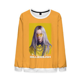 Мужской свитшот 3D с принтом Billie Eilish в Новосибирске, 100% полиэстер с мягким внутренним слоем | круглый вырез горловины, мягкая резинка на манжетах и поясе, свободная посадка по фигуре | Тематика изображения на принте: at | billie | don’t | eilish | electronic | eyes | me | music | ocean | pirate | smile | synthpop | usa | айлиш | билли | музыка | пайрэт | синти поп | сша | электронная | электропоп