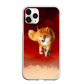 Чехол для iPhone 11 Pro матовый с принтом Огненная Лиса в Новосибирске, Силикон |  | fire fox | firefox | fox | fox say | ylvis   the fox | главное фыр | кицунэ | лиза | лиса | лисичка | мемасики | мемы | огонь | фыр фыр | хитрая лиса | я хочу фырфыр