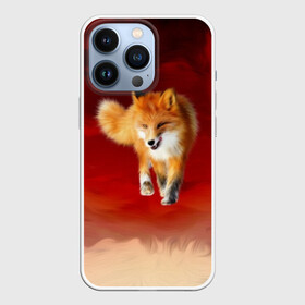 Чехол для iPhone 13 Pro с принтом Огненная Лиса в Новосибирске,  |  | fire fox | firefox | fox | fox say | ylvis   the fox | главное фыр | кицунэ | лиза | лиса | лисичка | мемасики | мемы | огонь | фыр фыр | хитрая лиса | я хочу фырфыр