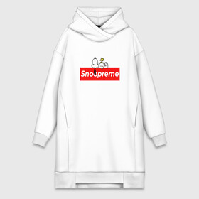 Платье-худи хлопок с принтом Snoopreme в Новосибирске,  |  | snoopy | supreme | бигль | комиксы | мода | мульт | надпись | пес | птенец | птица | снупи | собака | суприм | тренд | щенок