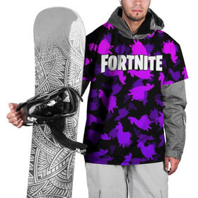 Накидка на куртку 3D с принтом Fortnite (Лама) в Новосибирске, 100% полиэстер |  | fortnite | game | ninja | online. twitch | битва | игра | камуфляж | король | ниндзя | онлайн | твич | форнайт | фортнайт