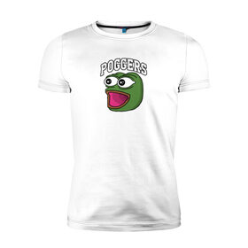 Мужская футболка премиум с принтом Pepe в Новосибирске, 92% хлопок, 8% лайкра | приталенный силуэт, круглый вырез ворота, длина до линии бедра, короткий рукав | bad | dab | frog | good | kek | make pepe great again | pepe | sad | sad frog | vote for pepe | кек | лягушка | мем | мемы | пепе | со смыслом | фрог