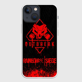 Чехол для iPhone 13 mini с принтом RAINBOW SIX SIEGE OUTBREAK в Новосибирске,  |  | game | outbreak | rainbow six | rainbow six siege | игра