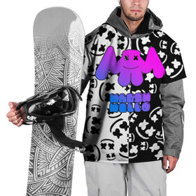 Накидка на куртку 3D с принтом Marshmello в Новосибирске, 100% полиэстер |  | Тематика изображения на принте: dj | fortnite | marshmello | music | дж | зефир | маршмелоу | музыка | форнайт | фортнайт