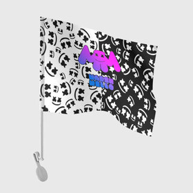 Флаг для автомобиля с принтом Marshmello в Новосибирске, 100% полиэстер | Размер: 30*21 см | dj | fortnite | marshmello | music | дж | зефир | маршмелоу | музыка | форнайт | фортнайт